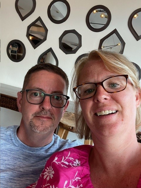 Jason and Emma Fenton in Majorca